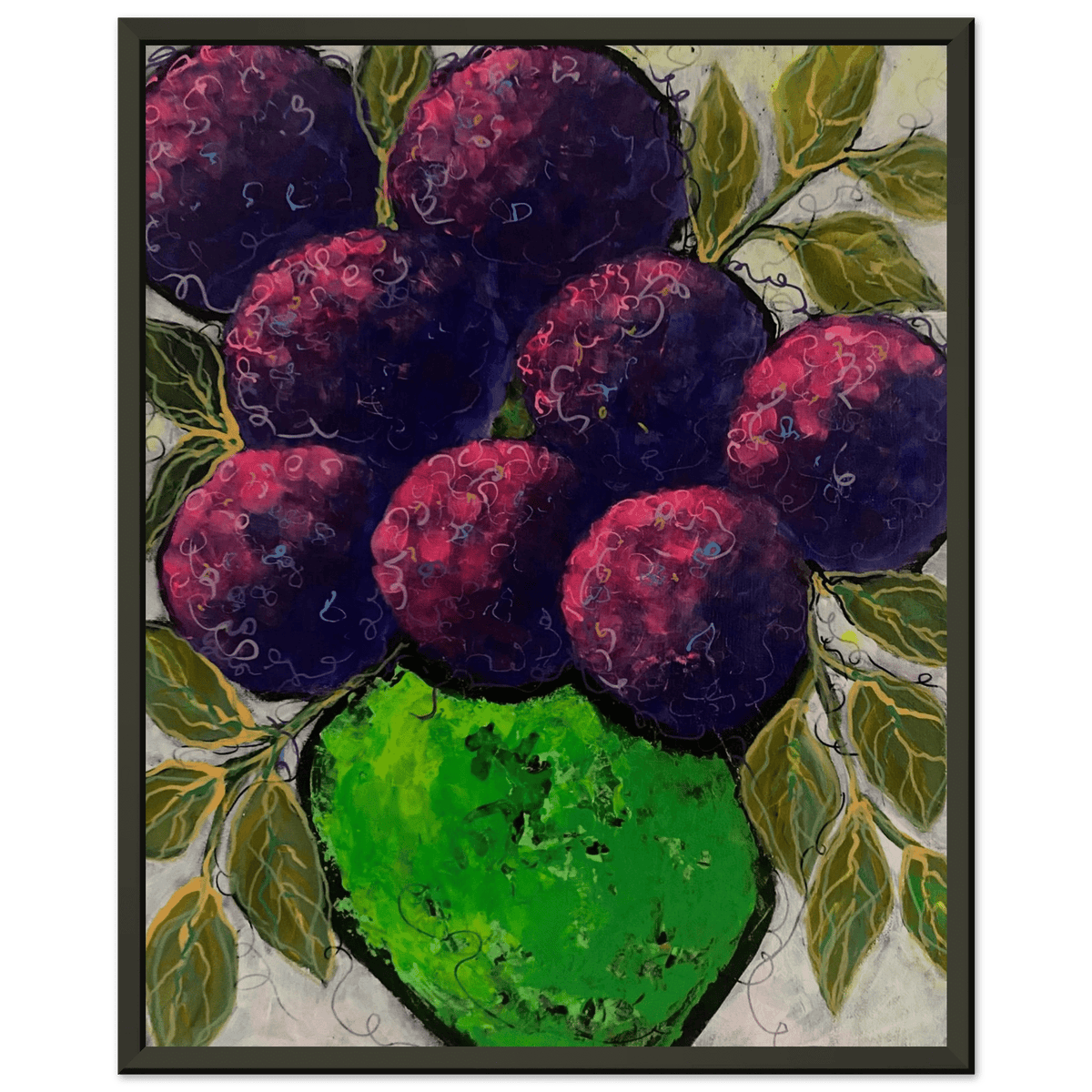 Purple Haze Acrylic Painting Home Decor - Netty Paints