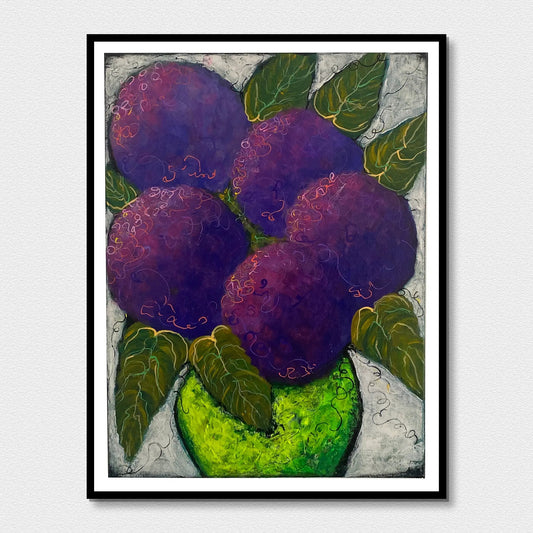 Purple Hydrangea Painting | Blooming