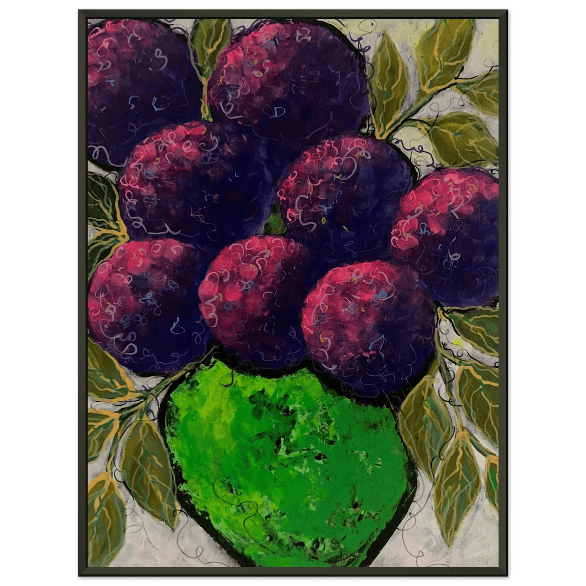 Purple Haze Acrylic Painting Home Decor - Netty Paints