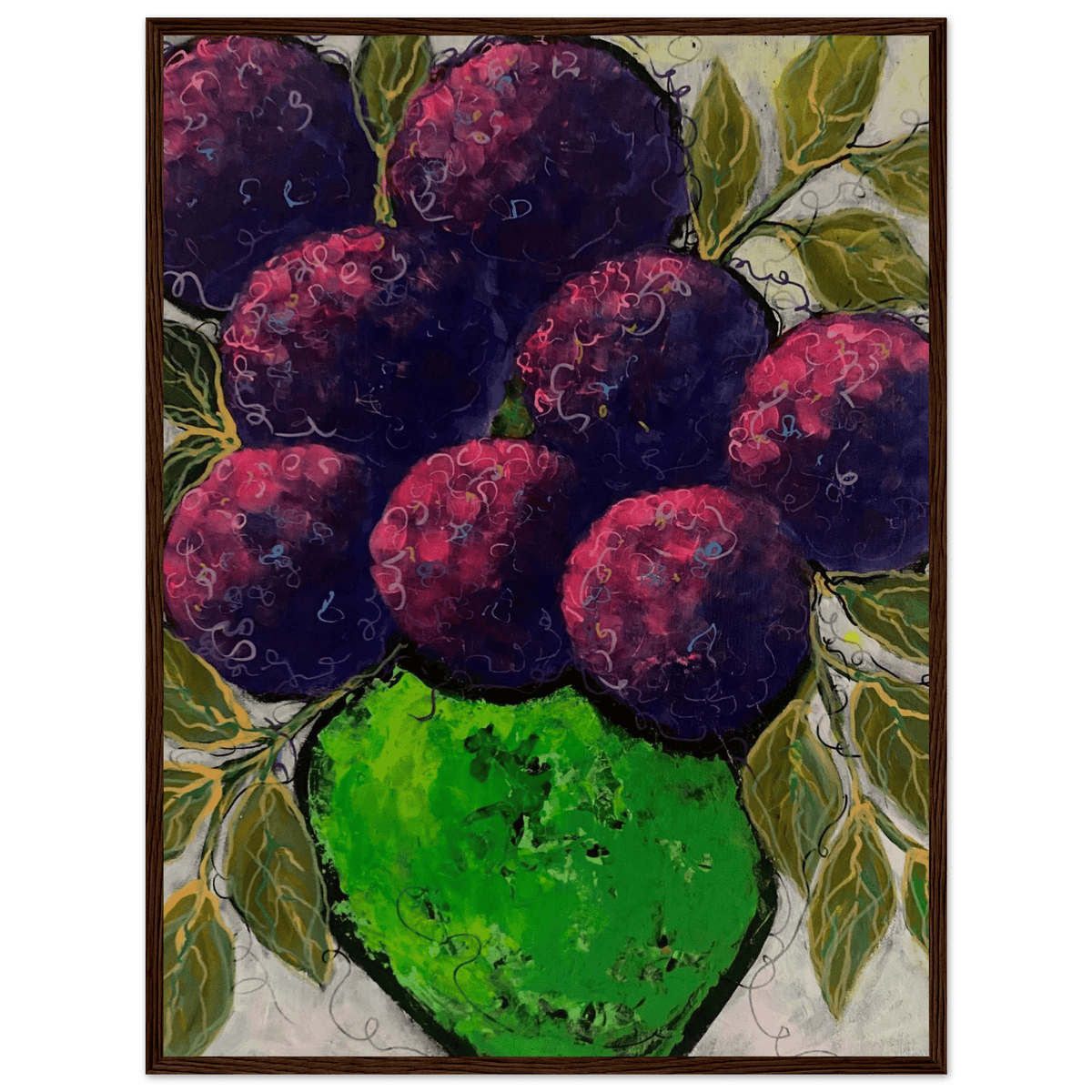 Purple Haze Acrylic Painting Home Decor - Netty Paints