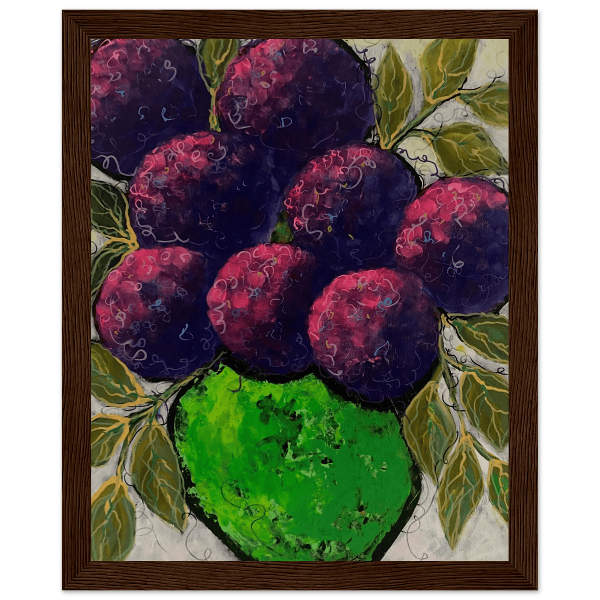 Purple Haze Acrylic Painting Home Decor - Netty Paints