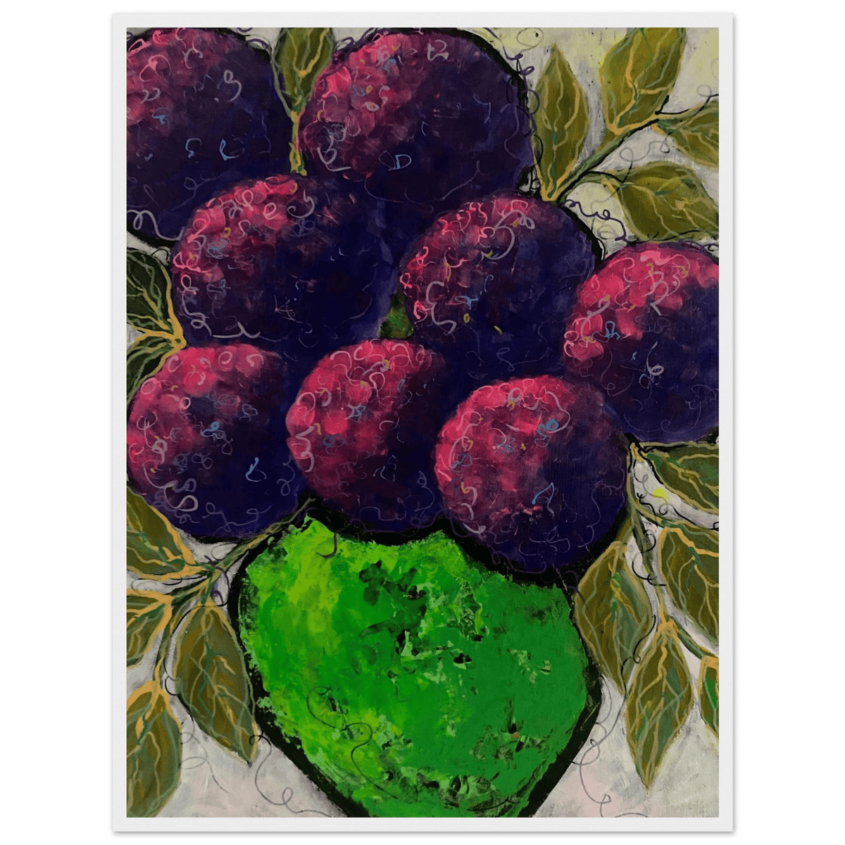 Purple Haze Acrylic Painting Home Decor - Netty Paints