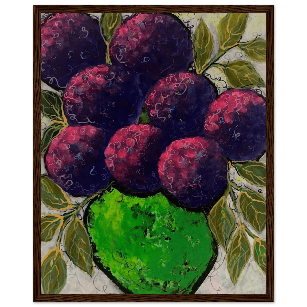 Purple Haze Acrylic Painting Home Decor - Netty Paints