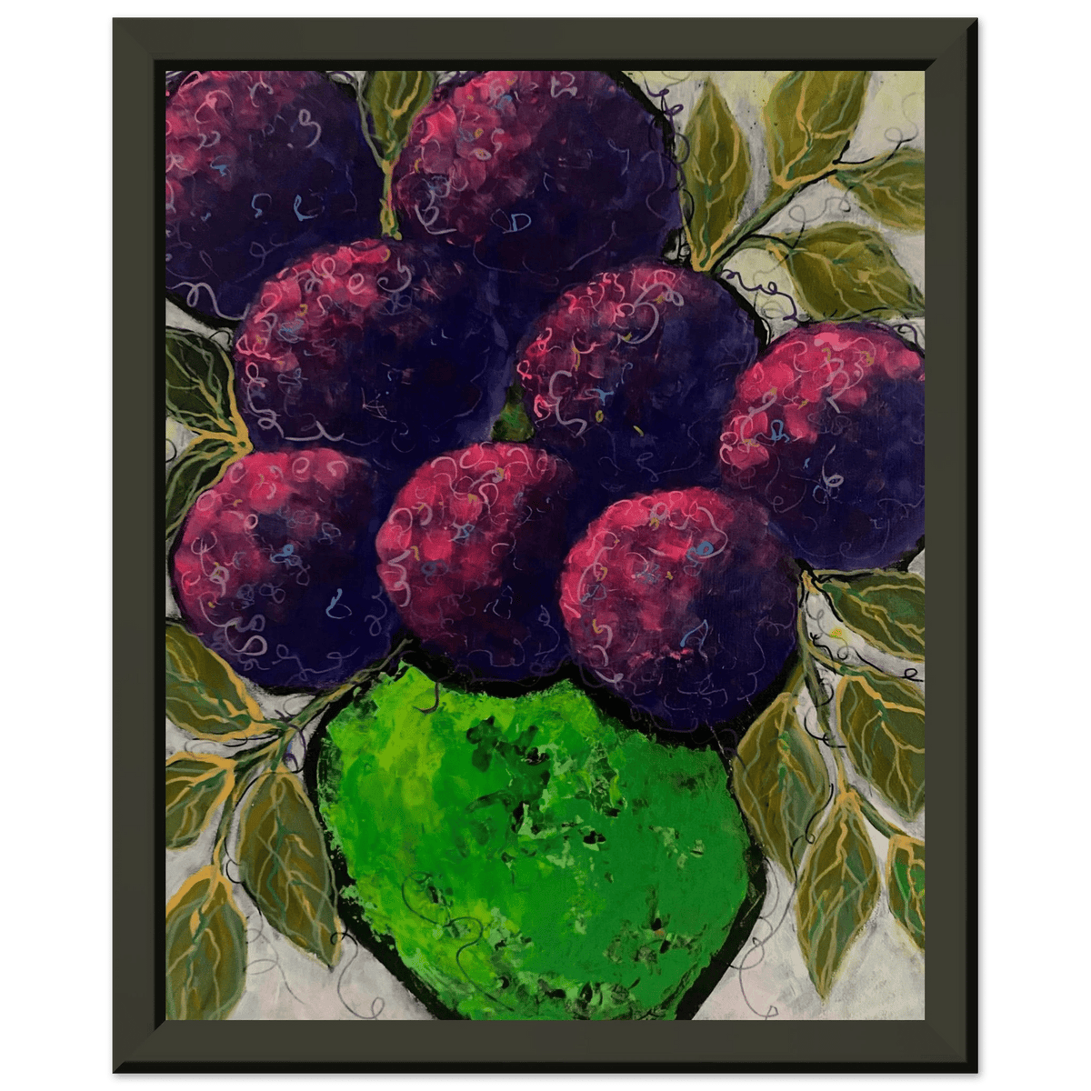 Purple Haze Acrylic Painting Home Decor - Netty Paints