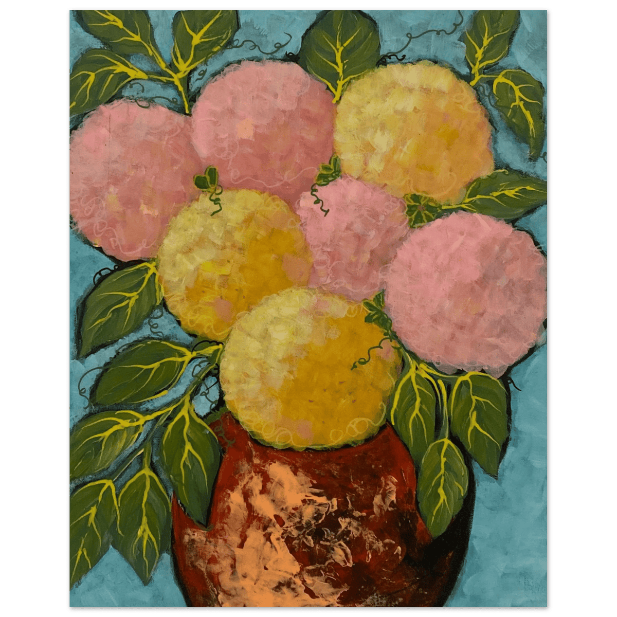 Yellow Sunshine - Fine Arts Prints for Wall - Netty Paints