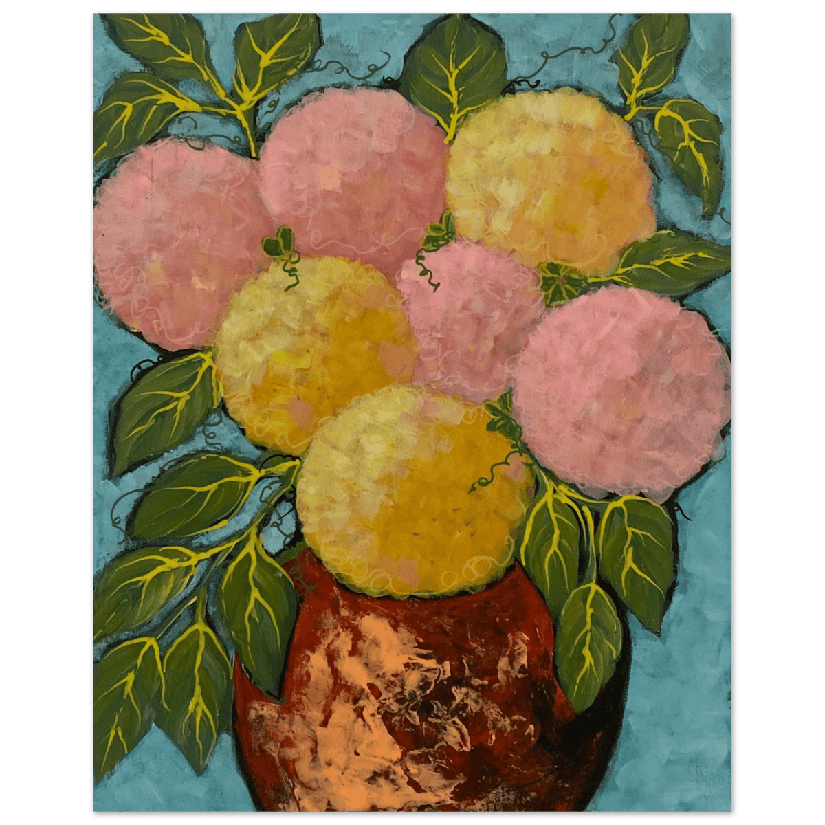 Yellow Sunshine - Fine Arts Prints for Wall - Netty Paints