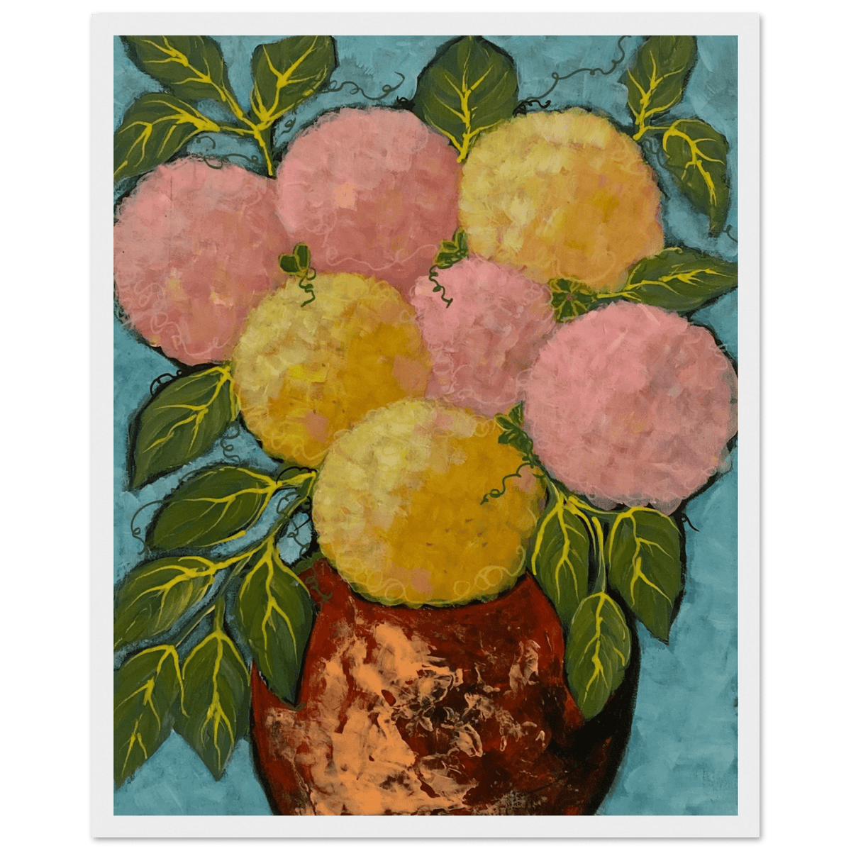 Yellow Sunshine - Fine Arts Prints for Wall - Netty Paints