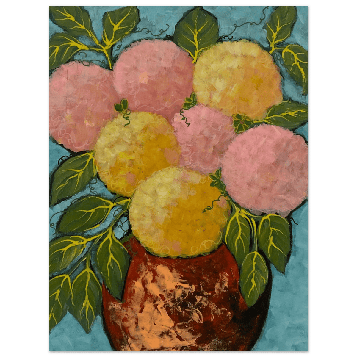 Yellow Sunshine - Fine Arts Prints for Wall - Netty Paints