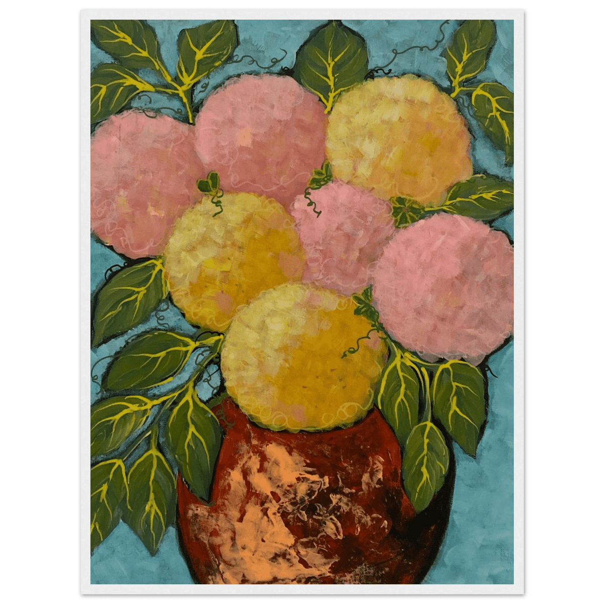 Yellow Sunshine - Fine Arts Prints for Wall - Netty Paints