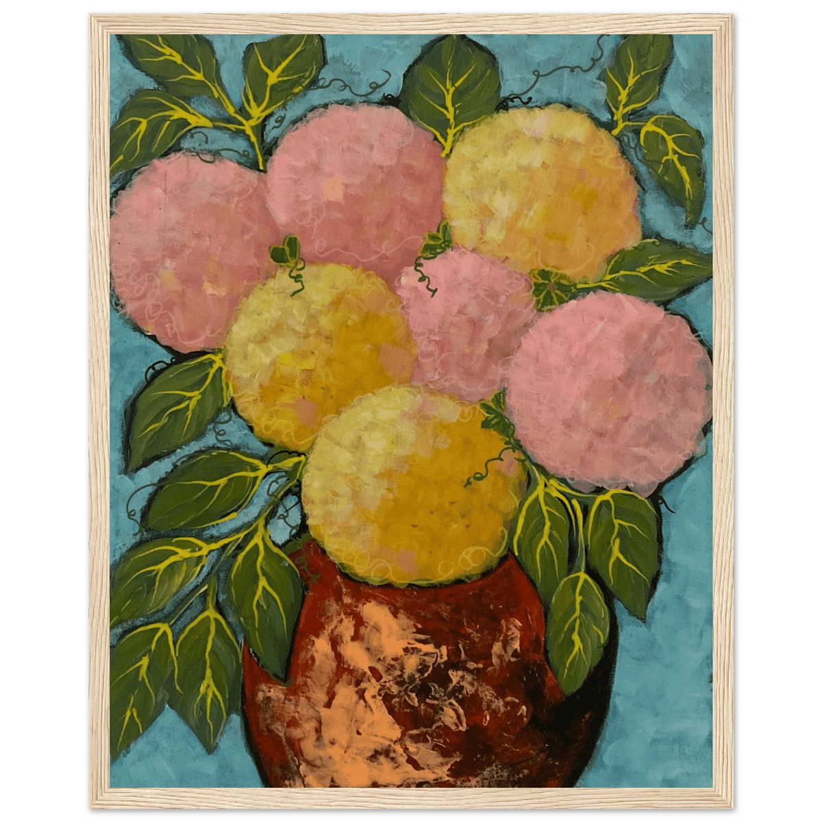 Yellow Sunshine - Fine Arts Prints for Wall - Netty Paints