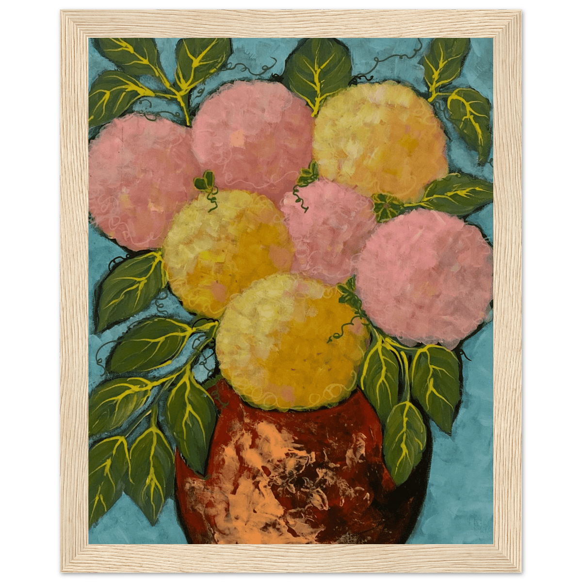 Yellow Sunshine - Fine Arts Prints for Wall - Netty Paints
