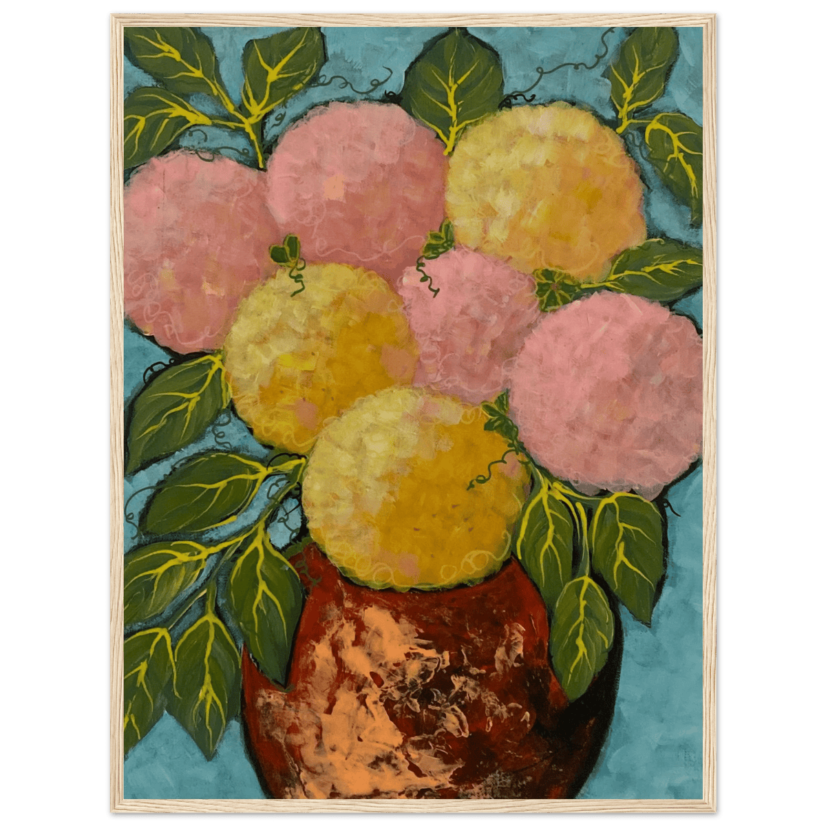 Yellow Sunshine - Fine Arts Prints for Wall - Netty Paints